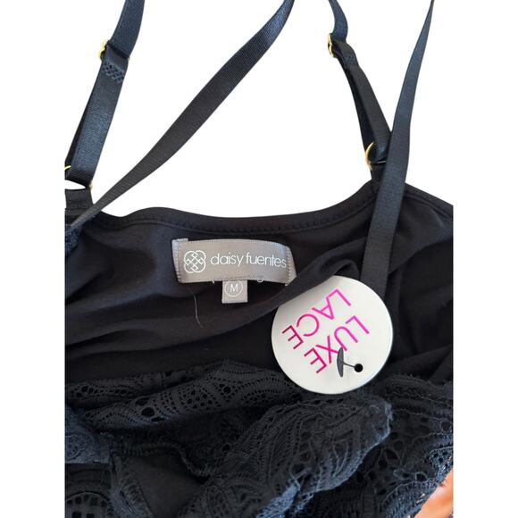 DAISY FUENTES LACE TRIM GOWN SLIP NWT SIZE MEDIUM INTIMATES - Picture 4 of 6